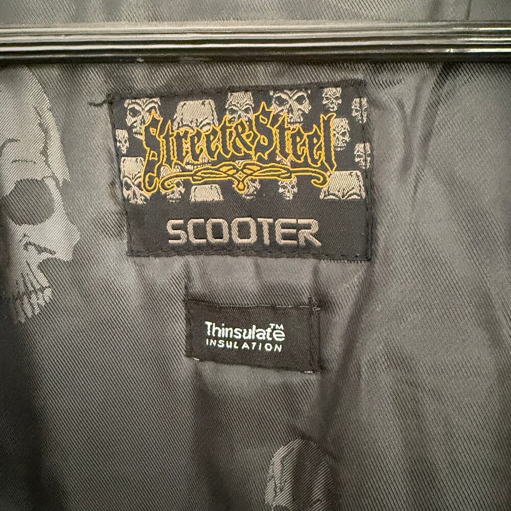 Street & Steel Scooter Leather Jacket - Size Large - Picture 4 of 15